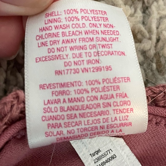 Light pink Target xs bikini top. - Picture 4 of 4